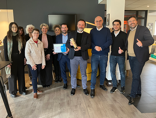 Sdib lauréate 2024 parmi 22 autres concessionnaires Steelcase